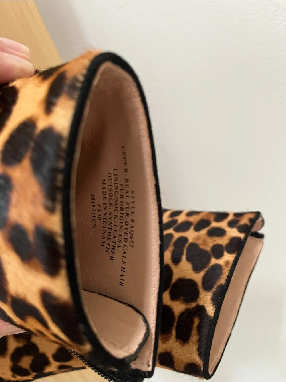 J.Crew Leopard Print Women's Ankle Boots  with box